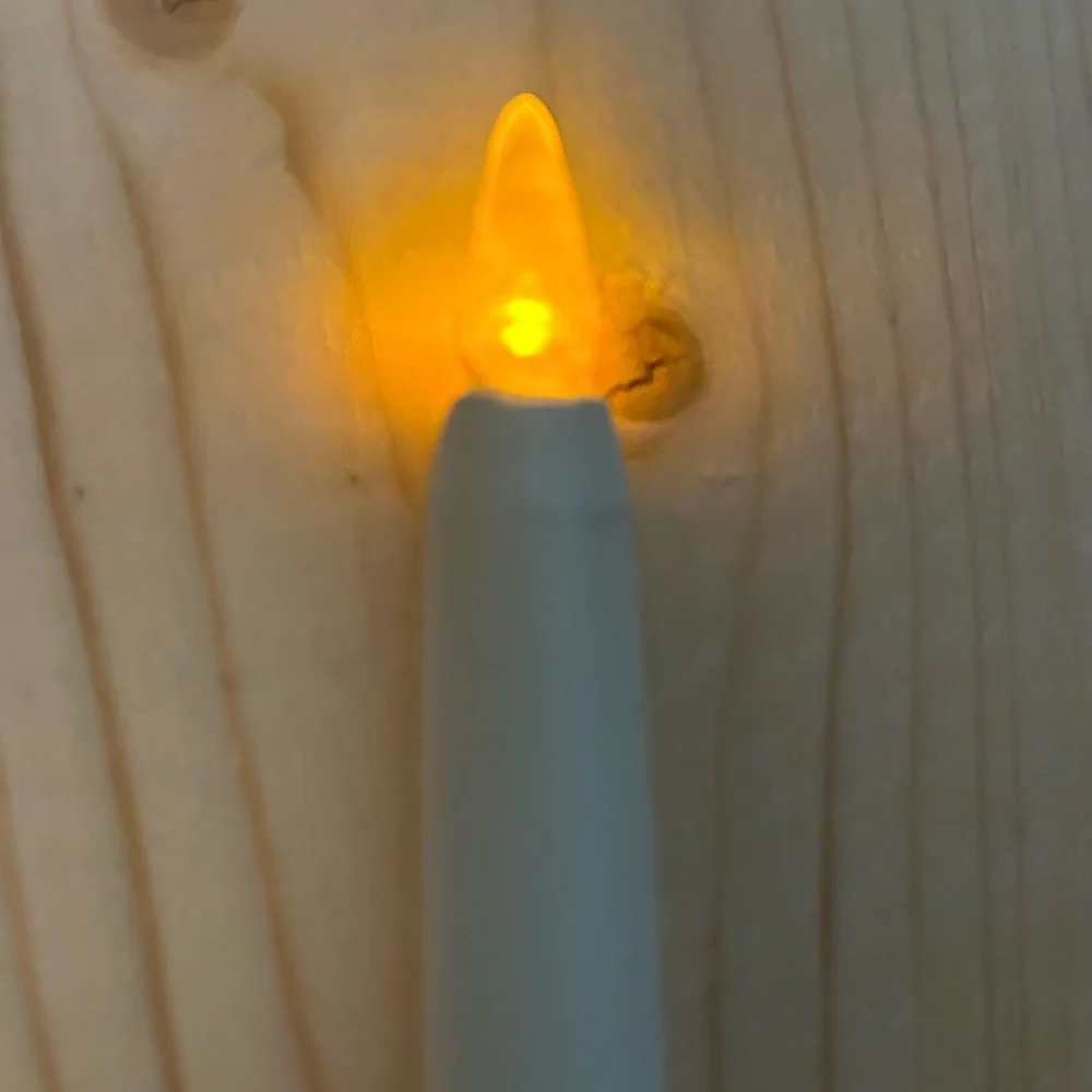 Candle Lights Roman Inc Premium Flickering Flameless Taper Candles 2 piece set